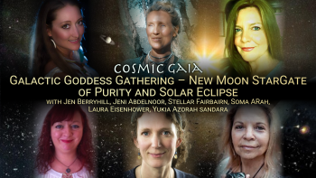 December 4, 2021 - Cosmic Gaia with Laura Eisenohwer_ Galactic Godess Gathering - New Moon StarGate of Purity and Solar Eclipse